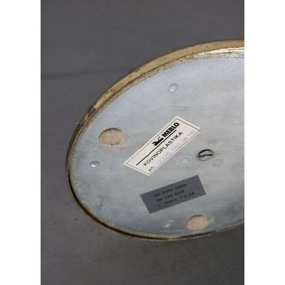 Image 1 of Lampe de table vintage à nœud doré par Meblo, 1980