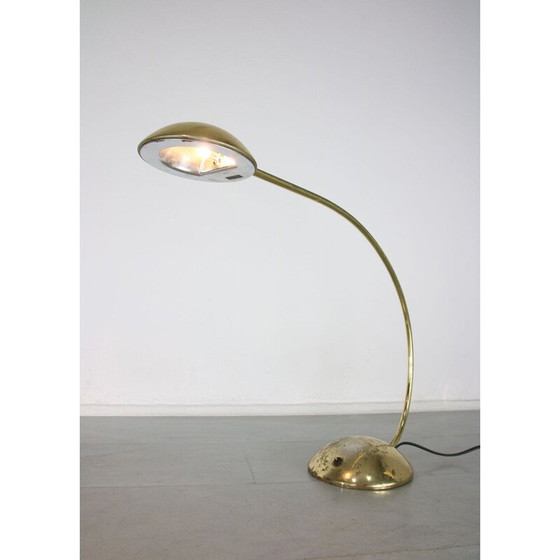 Image 1 of Lampe de table vintage à nœud doré par Meblo, 1980