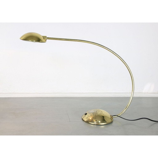 Lampe de table vintage à nœud doré par Meblo, 1980