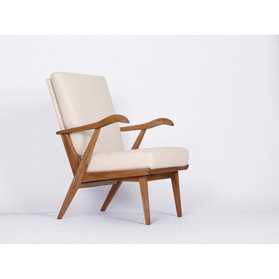 Image 1 of Fauteuil en boucle du milieu du siècle, Tchécoslovaquie années 1960