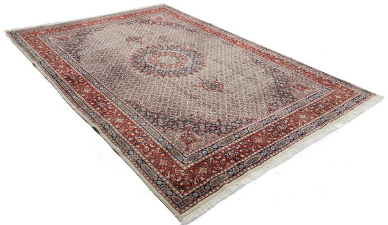 Image 1 of Tapis persan original noué à la main Moud 308 X 208 cm Top condition