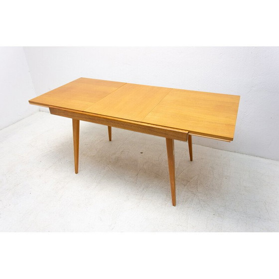 Image 1 of Table de salle à manger pliante du milieu du siècle par František Jirák pour Tatra nábytok, Tchécoslovaquie 1970