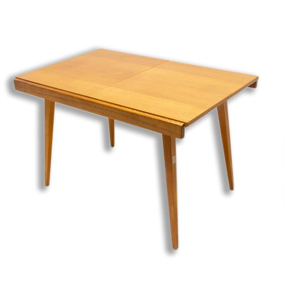Image 1 of Table de salle à manger pliante du milieu du siècle par František Jirák pour Tatra nábytok, Tchécoslovaquie 1970