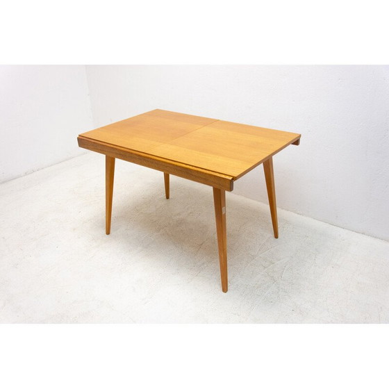 Image 1 of Table de salle à manger pliante du milieu du siècle par František Jirák pour Tatra nábytok, Tchécoslovaquie 1970