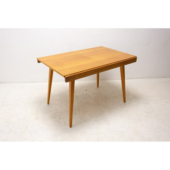 Image 1 of Table de salle à manger pliante du milieu du siècle par František Jirák pour Tatra nábytok, Tchécoslovaquie 1970