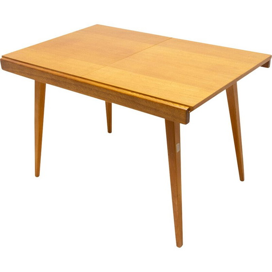 Image 1 of Table de salle à manger pliante du milieu du siècle par František Jirák pour Tatra nábytok, Tchécoslovaquie 1970