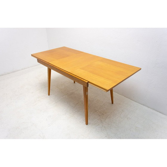 Image 1 of Table de salle à manger pliante du milieu du siècle par František Jirák pour Tatra nábytok, Tchécoslovaquie 1970