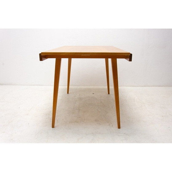 Image 1 of Table de salle à manger pliante du milieu du siècle par František Jirák pour Tatra nábytok, Tchécoslovaquie 1970