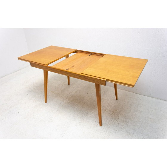 Image 1 of Table de salle à manger pliante du milieu du siècle par František Jirák pour Tatra nábytok, Tchécoslovaquie 1970