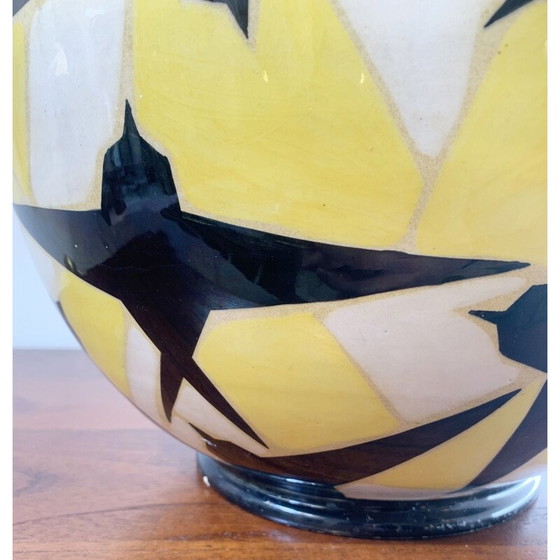 Image 1 of Vase vintage en céramique par Fenice Albisola pour Manlio Trucco, Italie 1930
