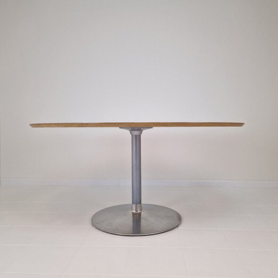 Image 1 of Table de salle à manger ovale vintage par Pierre Paulin pour Artifort
