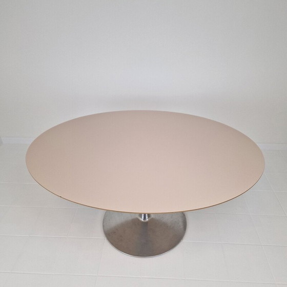 Image 1 of Table de salle à manger ovale vintage par Pierre Paulin pour Artifort