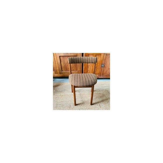 Image 1 of Chaise vintage en teck et tissu par Tom Robertson pour McIntosh & Co, Écosse, années 1960