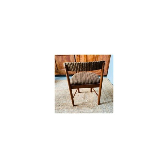 Image 1 of Chaise vintage en teck et tissu par Tom Robertson pour McIntosh & Co, Écosse, années 1960