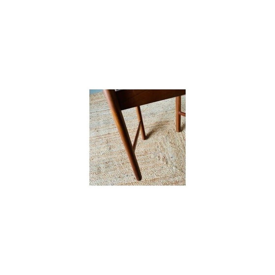 Image 1 of Chaise vintage en teck et tissu par Tom Robertson pour McIntosh & Co, Écosse, années 1960
