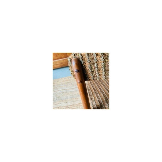 Image 1 of Chaise vintage en teck et tissu par Tom Robertson pour McIntosh & Co, Écosse, années 1960
