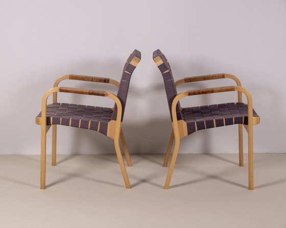 Image 1 of 2X Fauteuil Alvar Aalto Modèle 45, 1970S Artek Finlande