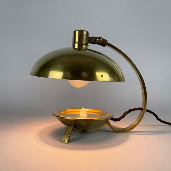 Image 1 of Lampe Vintage Art Deco en laiton, 1930