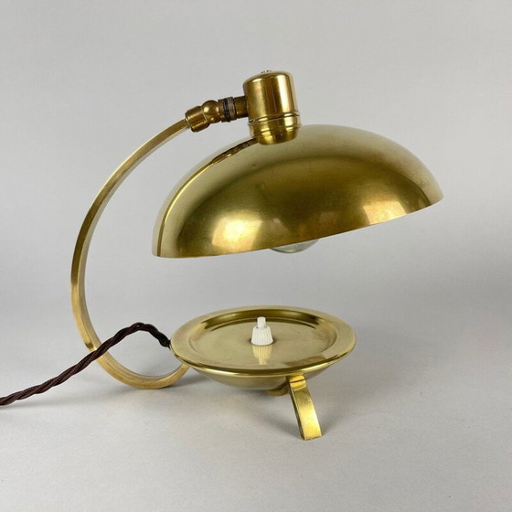 Image 1 of Lampe Vintage Art Deco en laiton, 1930