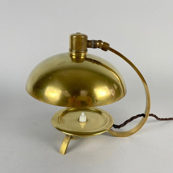 Image 1 of Lampe Vintage Art Deco en laiton, 1930