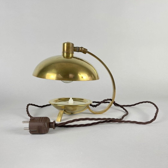 Image 1 of Lampe Vintage Art Deco en laiton, 1930