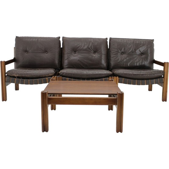 Image 1 of Ensemble de salon vintage par Thonet, Tchécoslovaquie 1980