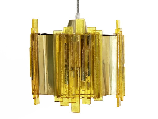 Lampe suspendue par Claus Bolby pour Cebo Industri. Danemark 1960S