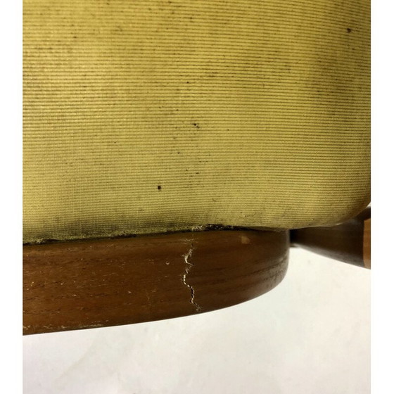 Image 1 of Paire de chaises vintage en tissu et chêne par wilhem von bole pour steiner