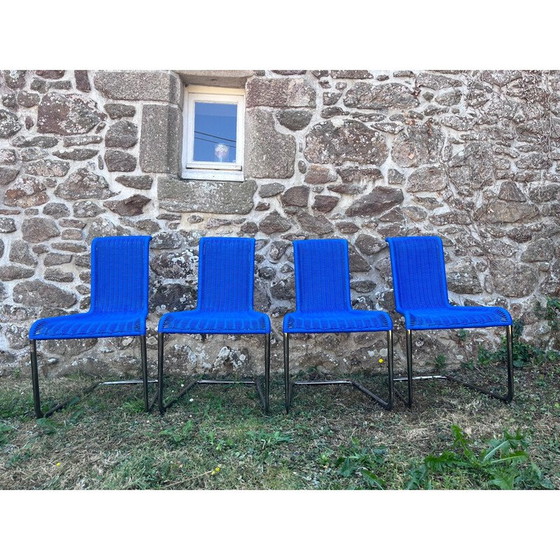 Image 1 of Ensemble de 4 chaises vintage Luge B20 de Tecta, 1980