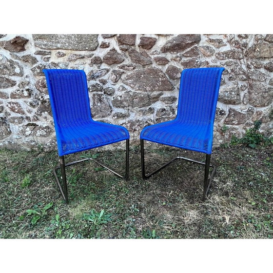 Image 1 of Ensemble de 4 chaises vintage Luge B20 de Tecta, 1980