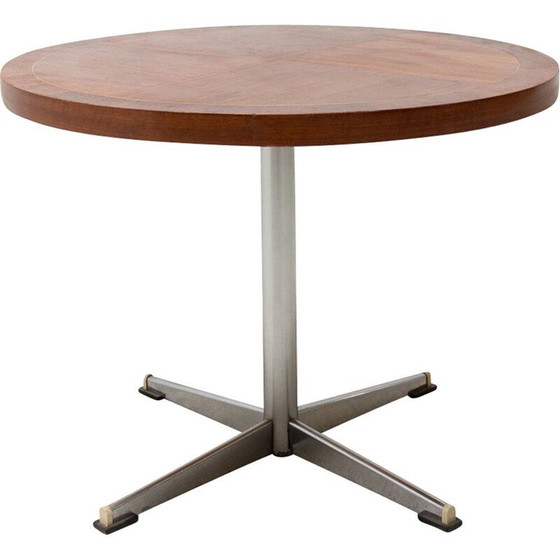 Image 1 of Table basse vintage en noyer, Tchécoslovaquie 1970