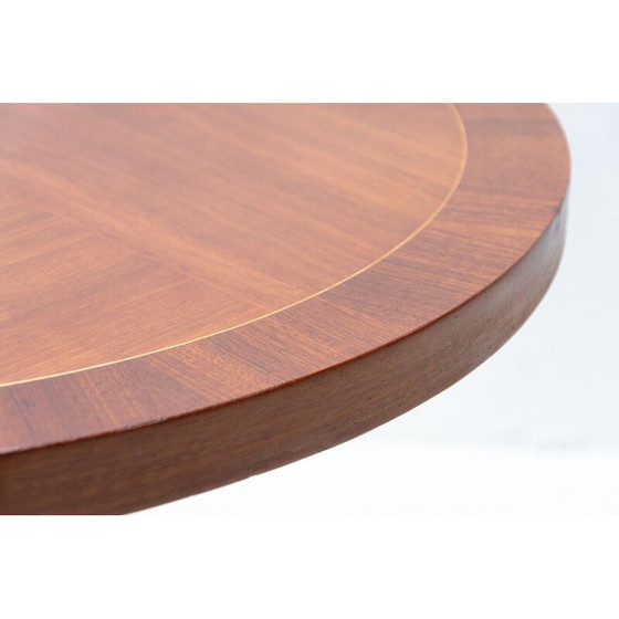 Image 1 of Table basse vintage en noyer, Tchécoslovaquie 1970