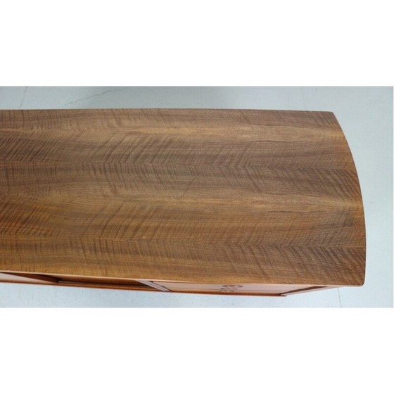 Image 1 of Buffet vintage en noyer et laiton de William Watting, Danemark 1955