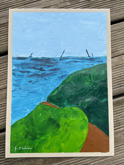 Acrylique Au Couteau A4