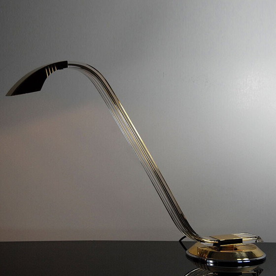 Image 1 of Lampe de bureau vintage en plexiglas par Relco Milano, Italie 1980