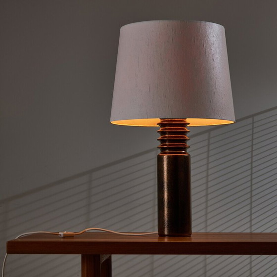 Image 1 of Lampe de table vintage en céramique par Uno et Östen Kristiansson pour Luxus, Suède 1970