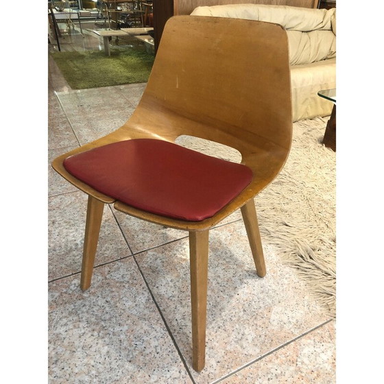 Image 1 of Chaise tonneau vintage Pierre de Guariche