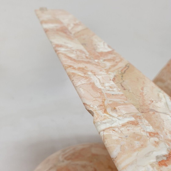 Image 1 of Table basse vintage en pierre et verre par Magnussen Ponte, 1980