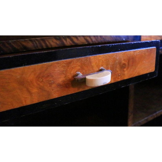 Image 1 of Bibliothèque vintage art déco en bois de hêtre, 1930