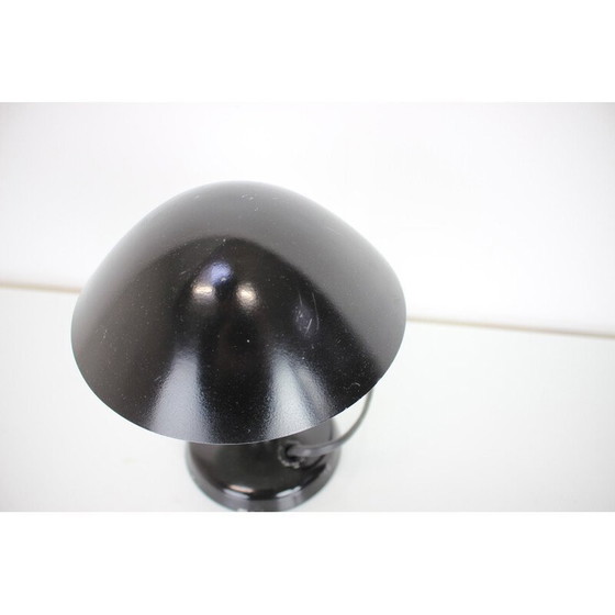 Image 1 of Lampe de table vintage Mushroom en métal et chrome, Tchécoslovaquie 1930
