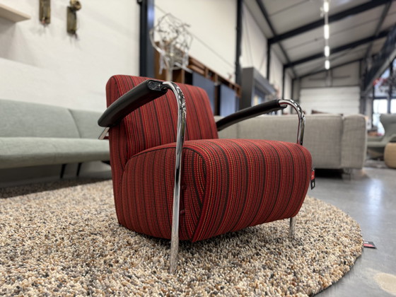 Image 1 of Leolux Fauteuil Scylla Tissu Belluno Rouge