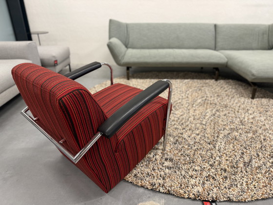 Image 1 of Leolux Fauteuil Scylla Tissu Belluno Rouge