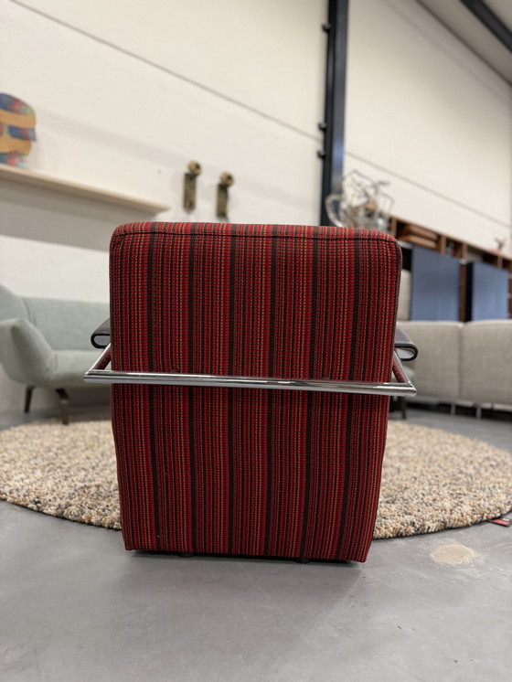 Image 1 of Leolux Fauteuil Scylla Tissu Belluno Rouge