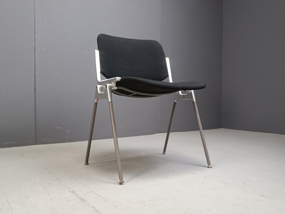Image 1 of Chaises d'appoint vintage Dsc 106 par Giancarlo Piretti pour Castelli, ensemble de 4