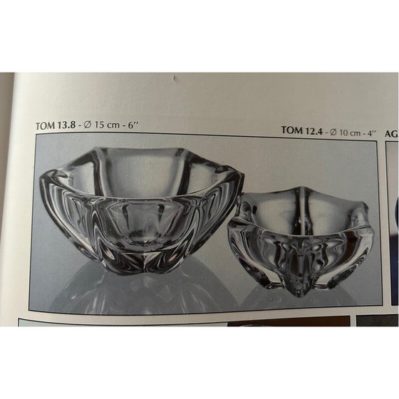 Image 1 of Cendrier vintage en cristal Daum, 1970