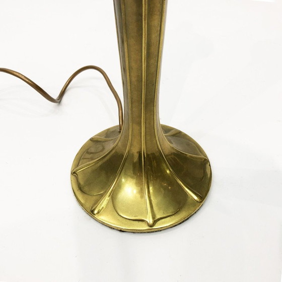 Image 1 of Lampe de table vintage en laiton, 1970