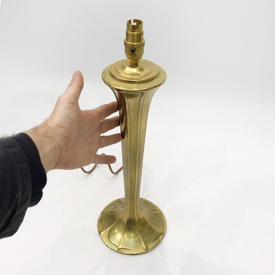 Image 1 of Lampe de table vintage en laiton, 1970