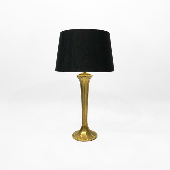 Image 1 of Lampe de table vintage en laiton, 1970