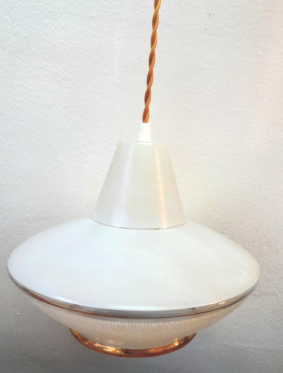 Image 1 of Suspension Verre Space Age Ufo 1970