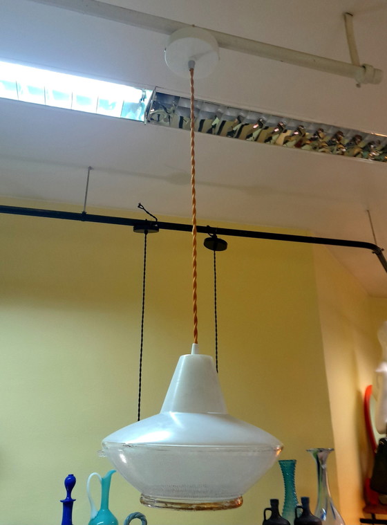 Image 1 of Suspension Verre Space Age Ufo 1970